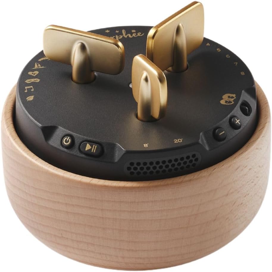 Morphée | Sound Machine for Sleep with Meditation | White Noise & Sound Therapy for Deep, Restful Sleep | 210 Sessions in 4 Languages | Perfekt Meditation Tillbehör