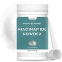 6 oz Niacinamide Powder, 100% Pure Niacin Powder, Lisää Shakes, Juices ja Smoothies for Optimal Health