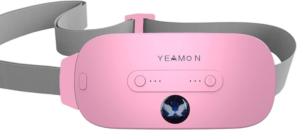 Portable Cordless Heating Pad, Electric Waist Belt Device, Fast Heating Pad med 3 värmenivåer och 3 Massage Modes, Back eller Belly Heating Pad, gåvor för henne, kvinnor och tjej