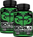 Testosteroni Booster täydentää miesten - Goril X harjoitus Mies Enhanceing pillereitä 1000mg - lisätä kokoa, voimaa ja energiaa - kiimainen Goat Weed, Tongkat Ali & Tribulus Terrestris - 60 kapselia (2pk)