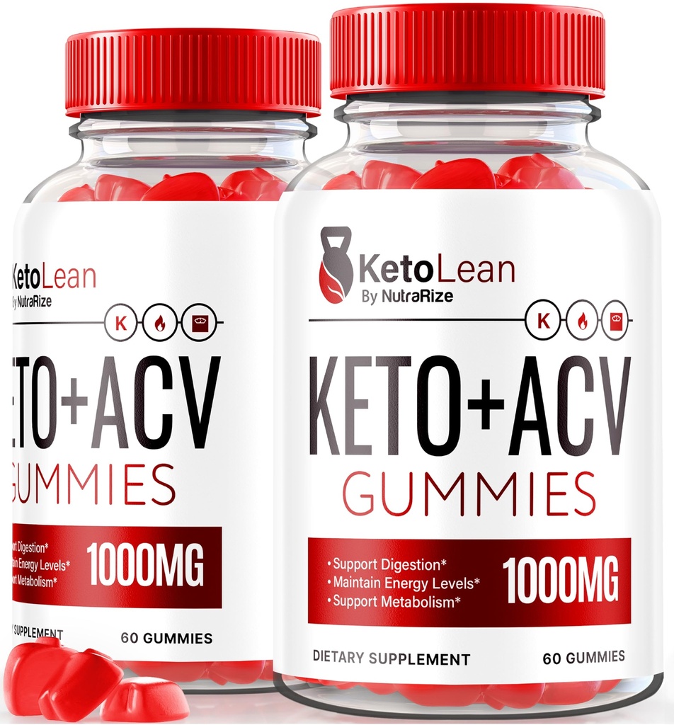 Keto Lean Keto ACV Gummies, Keto + ACV Gummies, All Natural Apple Cider Vinegar 1000MG, ACV Keto Gummy Supplement, Keto Vitamins, Officiell Keto Plus ACV, KetoLean Reviews (120 Gummies)