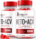 Keto Lean Keto ACV Gummies, Keto + ACV Gummies, All Natural Apple Cider Vinegar 1000MG, ACV Keto Gummy Supplement, Keto Vitamins, Officiell Keto Plus ACV, KetoLean Reviews (120 Gummies)