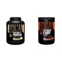 Djur 100% Whey Protein Powder Vanilla 4lb Bundle Fury Pre Workout Powder Supplement Watermelon 16.96oz