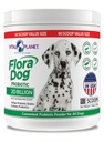 Vital Planet - Flora Dog Probiootti Powder täydentää 20 miljardia kulttuuria ja 10 kanta, High Potency Immuuni-ja digestiivinen tuki Probiootit koirille, 7.84 oz., 222 Grams, 60 Servings