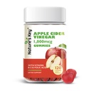 Naturens Key Apple Cider Vinegar Gummies 120 greve ACV Gummy med Folic Vitamin B6 B12 Beetroot & Pomegranat - Vegan, Non-GMO & Gluten-Free