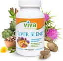 Viva Vitamiinit Maksa Blend Detox Cleanse - Liver Cleanse Detox & Repair w/Milk Thistle & Artisoke Extract, Liver Supplement for Optimal Liver Support, Vegan, Gluteeniton, ei-GMO, 90 kasviskapselit