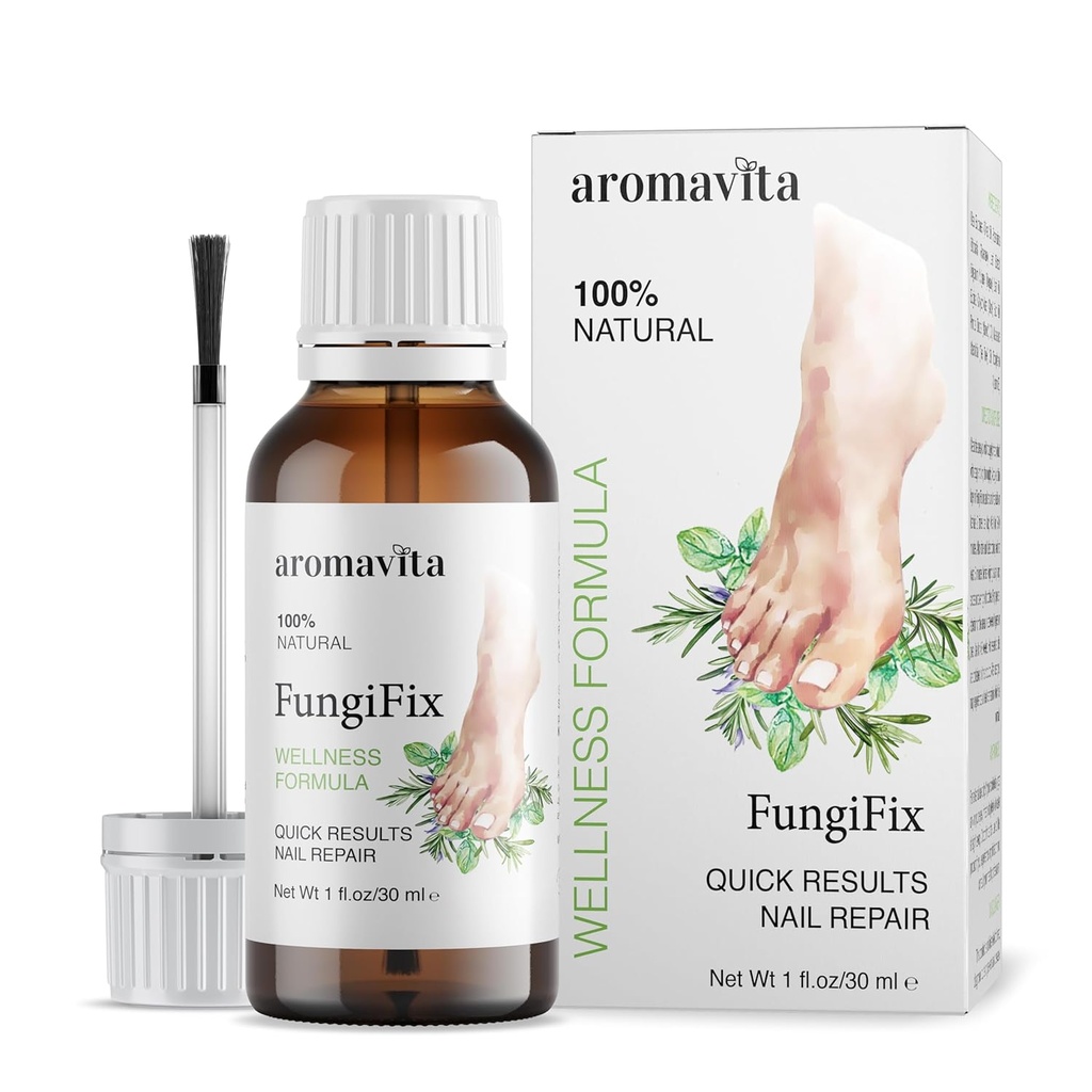 SienetFix Total Kynsien korjaus öljy Oregano, Tea Tree Oil ja E-vitamiini . A Formula vahvempi kynnet, parantaa varpaankynsien ja sormenkynsien ulkonäkö, edistää kynsien Recovery, Vegan, 1 fl. Oz