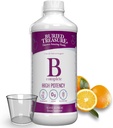 Buried Treasure B Complete - Liquid Vitamin B Complex med MethylCobalamin B12 & MethylFolate B9, Biotin, B1, B2, B3, B5, B6, Liquid & Sugar-Free, Kvinnor & Män, Dos Cup för mätning