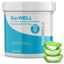 EarWELL by VetWELL Dog Ear Wipes - Otic Cleaning Wipes for Infektiot ja Controlling Ear Odor lemmikkieläin - 100