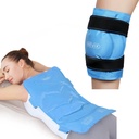 REVIX Full Back Ice Pack för skador Återanvändbar Stor Gel Ice Wrap för Back Pain Relief och XL Knee Ice Pack Wrap runt Hela knä efter kirurgi