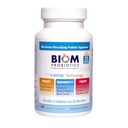 Biom Probiotics 3-i-1 Formel (Cold Shipped) med- 25 miljarder Flora Probiotics, Prebiotics och Immunobiotics för bättre immunstöd - Diversifierar Gut Microflora och Microbiome - för Män & Kvinnor