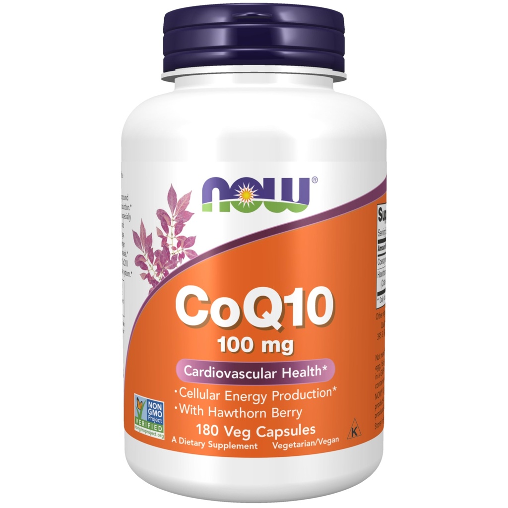NOW Coq10 100 mg,180 Veg kapslar