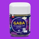 1 pullo GABA Gummies uni rauhallinen Gumies Ei melatoniini aikuisille L Theanine, 5-HTP, vitamiinit D3, stressin lievittäminen, rauhallinen lepo, rentoutuminen Tuki täydentää, mustikka, 60 Gummies, 30 päivän tarjoilu