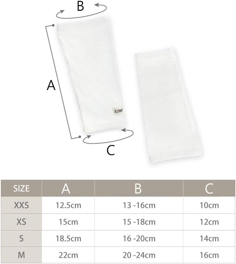 Sinkki-infusoitu kyynärpää hihat Bandage lapsille ihottuma - Märkä kääre terapia(XPieni)