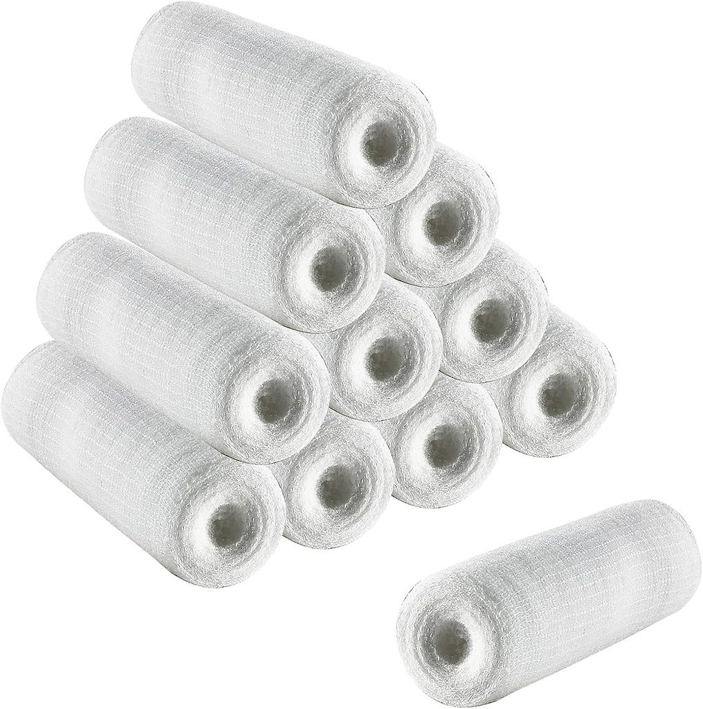 Laastari Rolls 12 pakkaus Stretch laastarit puuvilla Muumio kääreet käsin kääreillä nilkat & polvet 6cm x 4m