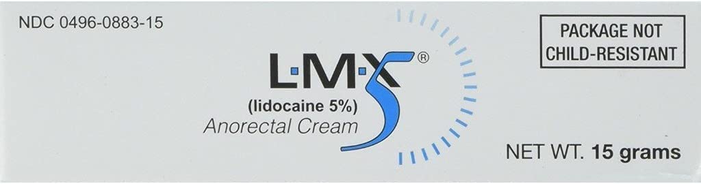 LMX5 Lidokaiini Pain Relief Cream, 15g Tube 