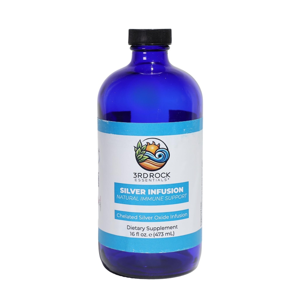 3. Rock Essentials Hopea infuusio 150 PPM Hopeaoksidi Tonic Dietary Supplement All Natural Liquid Immune Support Supplement Personal Care (16 oz)