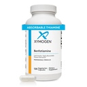 XYMOGEN Benfotiamine 300mg - Mycket biotillgänglig tiamin B1 Supplement Derivat för att stödja metabolisk, Nerve + Vaskulär hälsa (120 kapslar)