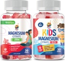 Magnesium Gummies lapsille 500 mg ja magnesium Gummies aikuisille - 100mg. Rauhallinen Magnesium Chews - Magnesium Citrate Pureskeltava täydentää mielialan ja lihasten tuki