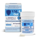 VSL4® Gut Daily Probiotics for Gut Health - 30B CFUs, Multi-Strain Digestive Support för kvinnor och män, främjar Gut Balance & Regularity, Potent, Shelf-Stable Probiotic Supplement, 30 kapslar