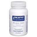 Rena inkapslingar R-Lipoic Acid (Stabiliserad) | Hypoallergen Supplement med förbättrat antioxidantskydd och metaboliskt stöd | 120 kapslar