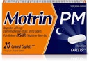 Motrin Motrin Pm päällystetty Caplets, 20 kapselia (Pack of 3)