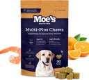 Moes 5-i-1 Essential Dog Multivitamin 90 Chicken smaksatta Chews för hundens immunsupport, hjärta, hud, rock och övergripande hälsa-vitaminer A, B12, C, D, E, Antioxidanter, Omega 3 för alla åldrar och raser