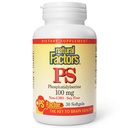 Naturliga faktorer, fosfatidylserin, stöd för minne, koncentration och hjärnfunktioner, soja och glutenfri, 30 Softgels