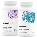 THORNE - lisämunuaisten tuki Bundle - lisämunuaisen Cortex ja stressi B-komplex - Stressi ja immuuni johtaminen - 60 palvelinta
