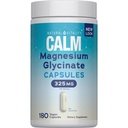 Luonnollinen elinkyky Rauhoitu, magnesium Glycinate tukee luuta, lihasten, sydämen ja hermoston terveyttä, ei-GMO, Vegan, gluteeniton 180ct