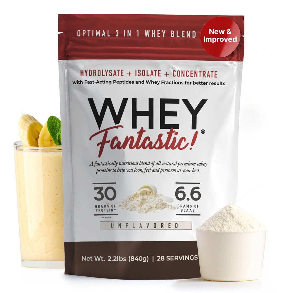 3-in-1 Whey Protein Powder Mautonta 2.2lb ... 30g Whey Hydrolysate-, Isolaatti- ja konsentraattiproteiinia tarjoilua kohti...