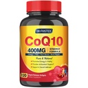 CoQ10 400mg SoftGels COQ10 - CQ10 Coenzyme Q10 Supplement, Plus PQQ, Omega 3 och Vitamin E, för hjärt- och cellulär energi, 120 portioner