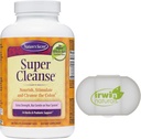 Naturens Secret Super Cleanse Extra Strength Toxin Detox & Gentle Elimination Total Body Cleanse, Digestive & Colon Health Support, 200 tabletter, med en Pill Case