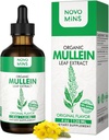 Mullein Leaf Tincture - Lung Cleanse - Vegan Lung Detox - Hengitysteiden terveys ja immuuni tuki Drops - Natural Supplement Liquid Extract 4 fl.oz. Klorofylli