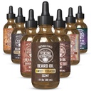 Viking Revolution Sweet Tobacco Beard Oil for Men - Natural Miesten Partaöljy Argan Oil and Jojoba Oil - Parta Pehmentäjä, vahvistaa ja kosteuttaa - Parta hoitoaine miesten (Sweet Tobacco,1Pack)