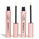 Lash & Brow Growth Bundle - Hormon-Free Enhancer för längre fransar & Fuller Brows - Vegan, Natural & Gentle Serum Duo för 24/7 Nourishment & Strengthening [2x 0.10 fl. oz / 3ml]