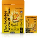 PowderVitamin Elektrolytes Powder Plus, Keto, Tangerine Ananas, Sokeriton, Pink Himalajan Salt, 1000 mg Kalium, 120 mg Kalsium, 120 mg Magnesium, ei-GMO, Zero Calories, (16 Hydraation Packets)
