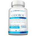 Godkänd Science Odorol - 60 kapslar - Freshen Bad Breath and Body Odor - Innehåller L.acidophilus, Green Tea, Magnolia Bark, Peppermint Oil och Fennel - All Natural, Vegan Friendly, Non-GMO