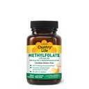 Maa Life Methylfolate Purutabletti - Metabolically Active Folate - Great Makeutus Orange Flavor - Gluteeniton - Sileä Sulat - Vegaani B12 - Naisten vitamiinit - Päivittäinen täydennysosa - 60 tablettia