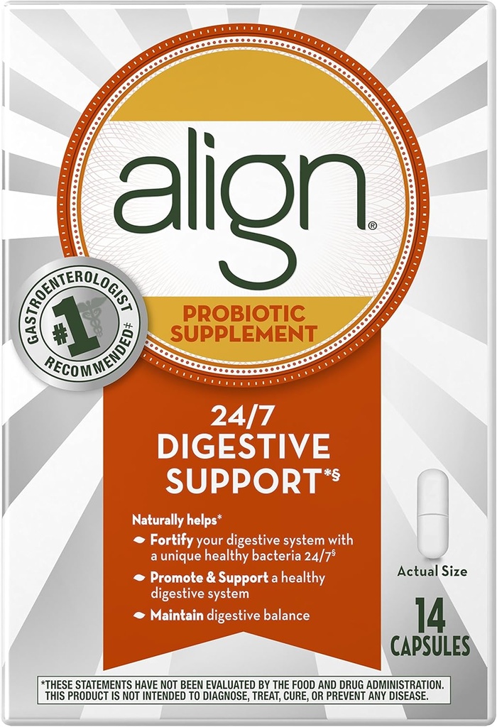 Align Daily Probiotic Supplement, Probiotics Supplement, 14 kapslar