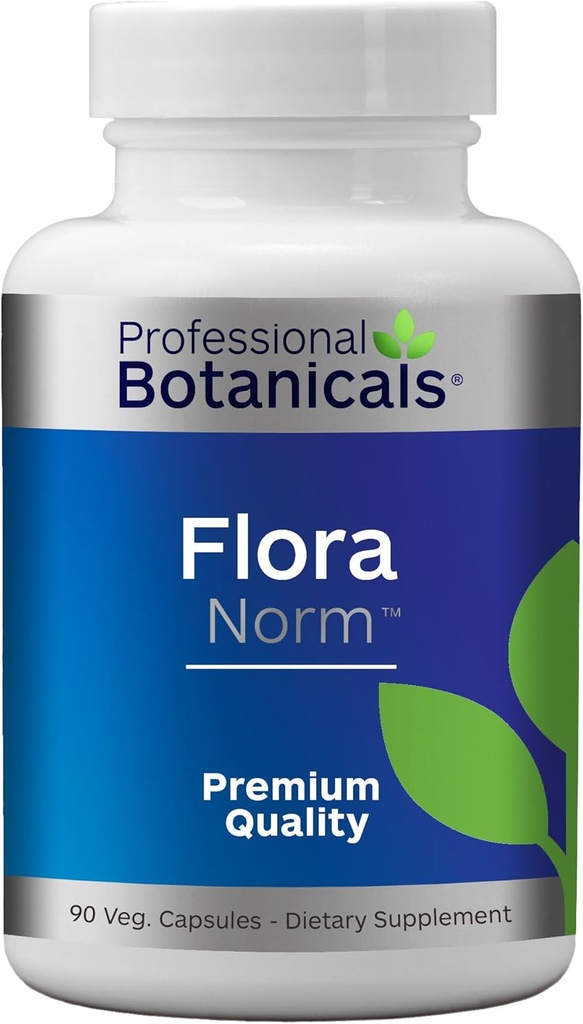 Professional kasvitieteet Flora Norm - 12-Strain Potent Vegan Probiotic Mix (10 miljardia PMY/gm.) Tukee Ruoansulatus- ja immuuniterveyttä 90 Kasvissyöjä kapselit