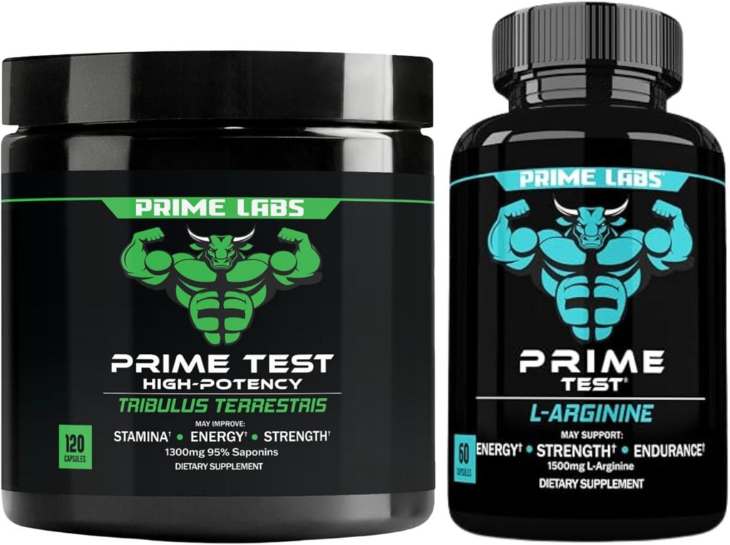 Prime Labs Tribulus Terrestris (120 ct) + L Arginiinityppioksidi (60 ct)