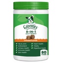 Vihreät koiran lisäravinteet 8-in-1 Multi-Benefit Chicken Flavor, 15,5 oz. Kontti, 80 Count