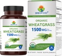 Brieofood Organic Wheatgrass 1500mg, 45 Tarjoilu, Kasvisruoka, Gluteeniton, 90 Kasvisruoka Tabletit
