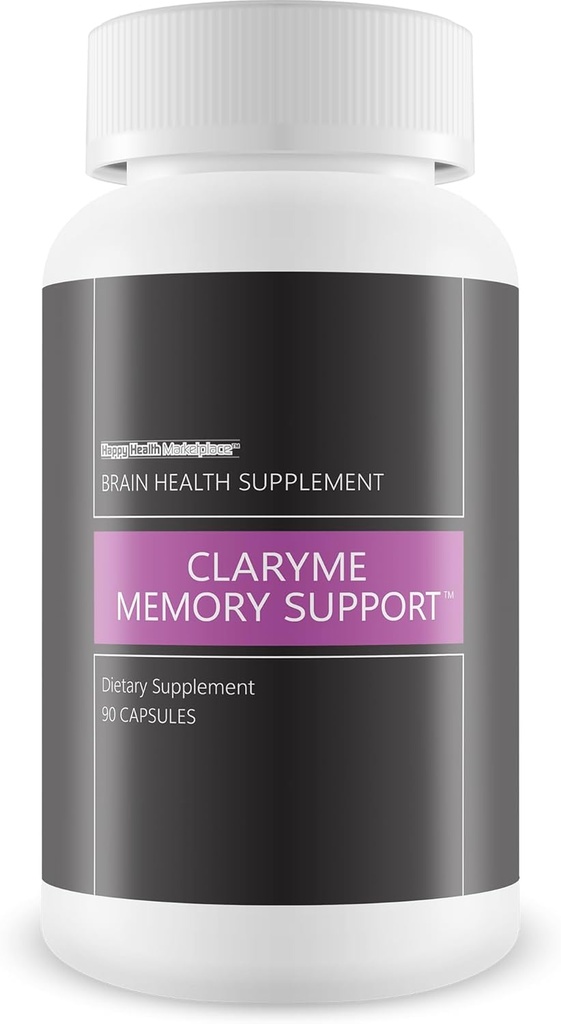 Claryme Memory Support - Paras muisti täydentää aivot - Muisti pillereitä senioreille - Muisti täydentää naisten ja miesten - Luonnollinen aivojen Booster - Mental Focus ja energia täydentää