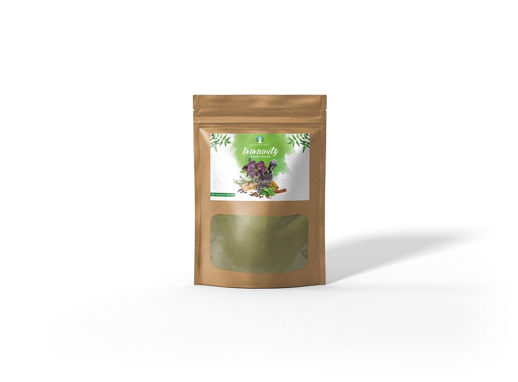 Immunity Kwath 100 Gm med naturliga örter Giloy Ashwagandha Mulethi, Kadha, Kaadha 100 Gm