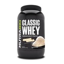NutraBio Classic Whey Protein Powder- 25G of Protein Per Scoop - Full- Spectrum Amino Acid Profile - Ei täyteaineita, keinotekoisia värejä, säilöntäaineita - Low Glycemic Index - Creamy Vanilla, 2 punta