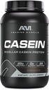 Amazing Muscle Casein Protein Powder | Choklad smak | 25 G Protein | 2 Lb (907 G) | Non-GMO | Made in USA