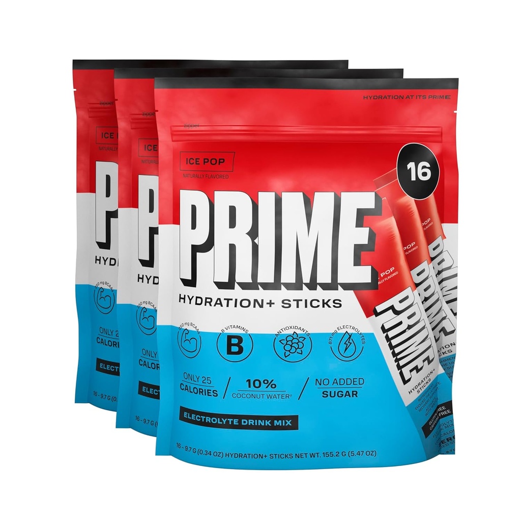 PRIME HYDRATION+ Sticks ICE POP 