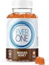 Ever One Manuka Honey New Zealand Gummies - Natural Immune Support Supplement - Kasvissyöjä, Liivate - Herkullisia mandariinit Maustettu immuniteetti Gummy Vitamiinit